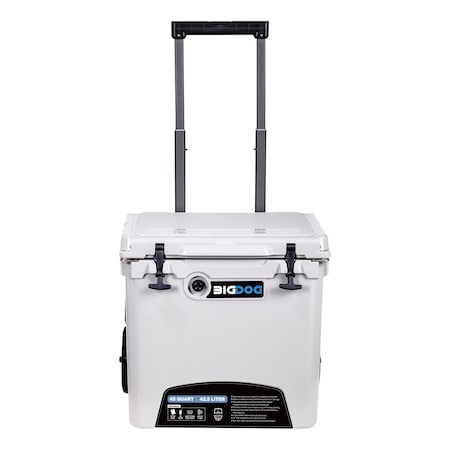 Husky Towing Husky Towing BDCR45; Beverage Cooler; 45 Quart Hard Cooler; 60 Can Capacity; Wheeled BDCR45